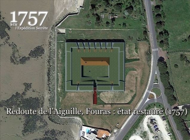 Restauration du fort de l'Aiguille à Fouras par M. Anquetil.